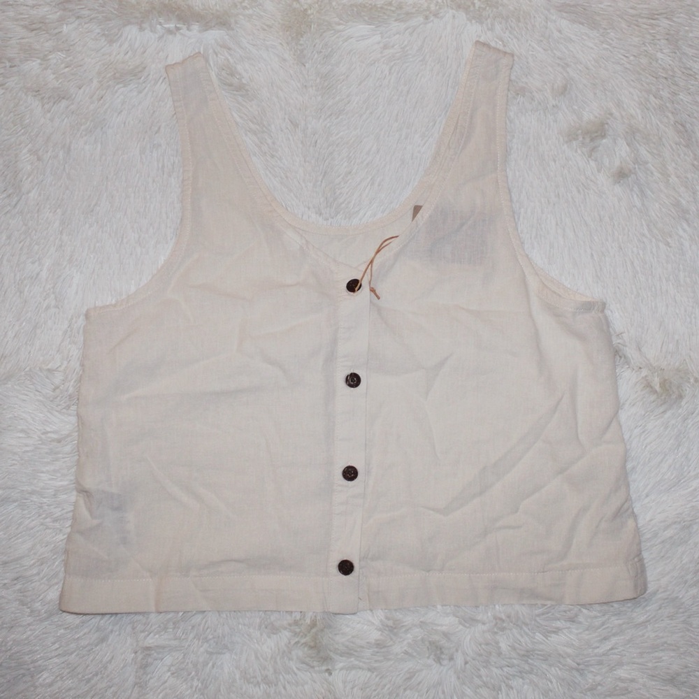 Patagonia Women's Light Beige Garden Island Tank Top